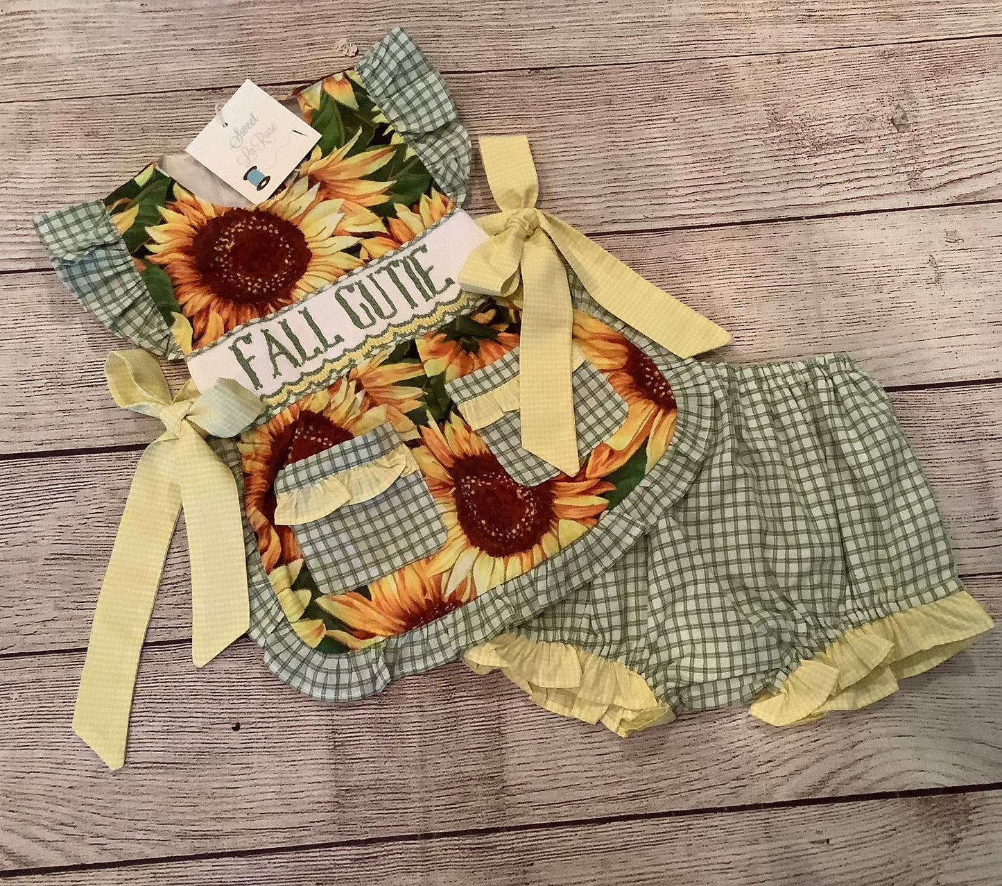SUNFLOWER ( FALL CUTIE ) APRON SET