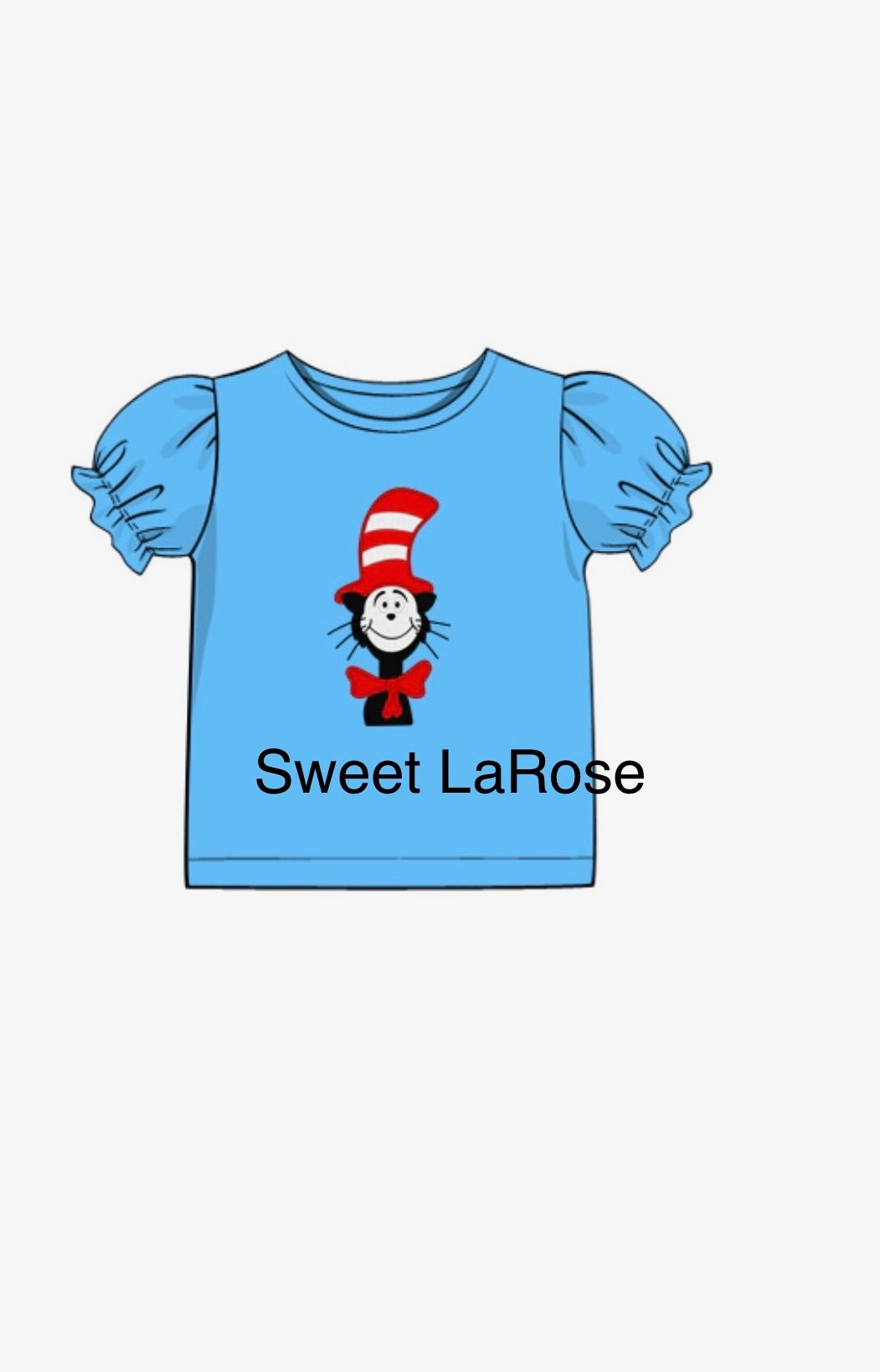 CAT IN THE HAT APPLIQUE KNIT SHIRT(po227)