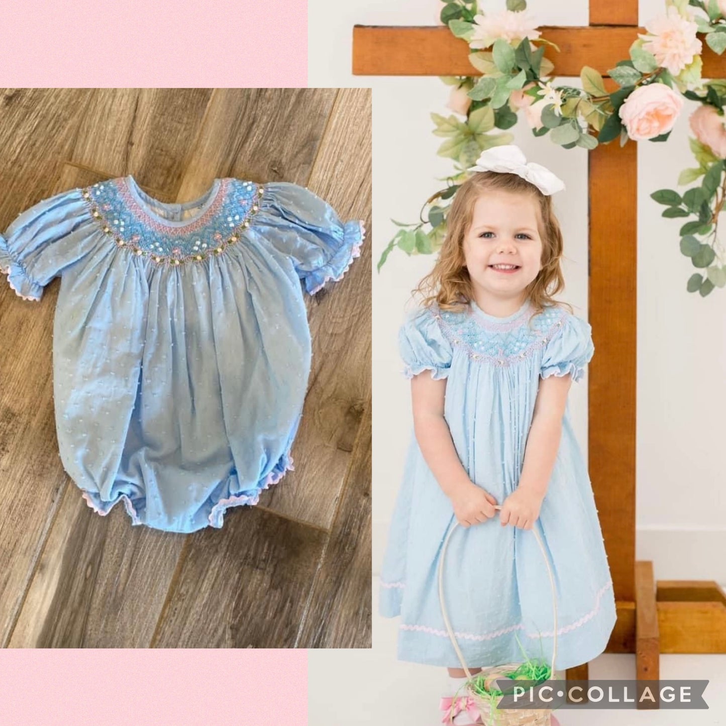 BLUE DOTTED SWISS DRESS (ETA LATE JAN / EARLY FEB) (po193 extras)