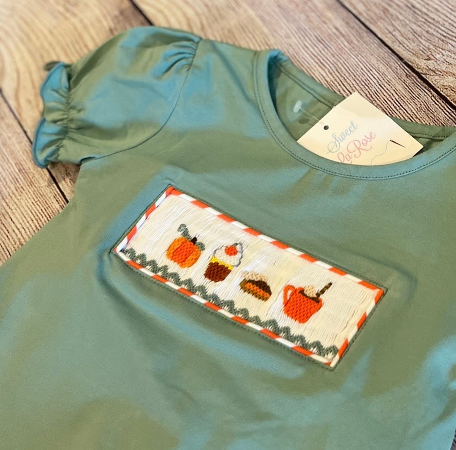 PUMPKIN PIE SMOCKED KNIT PANT SET // READY TO SHIP