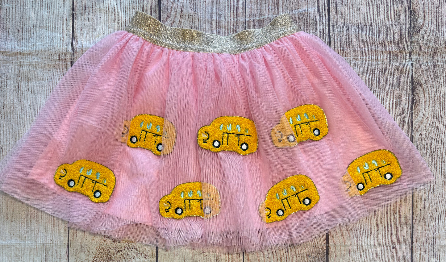 PINK & YELLOW SCHOOL TUTU (twirly / school)