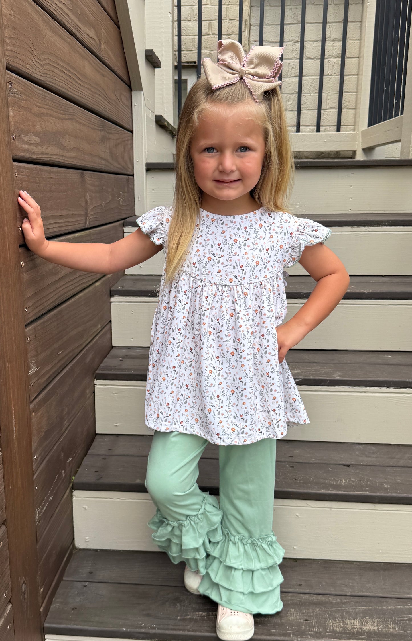SAGE FALL FLORAL KNIT PANT SET // ETA LATE JUNE TO EARLY JULY FROM VENDOR (po219)