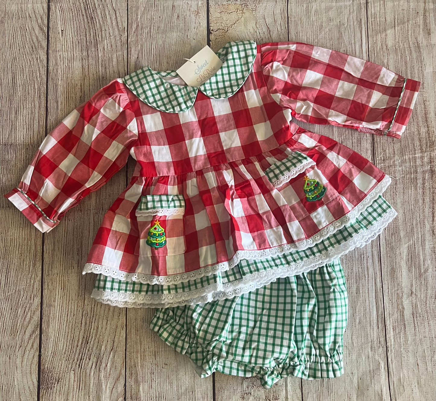 RED BUFFALO CHRISTMAS TREE BLOOMER SET