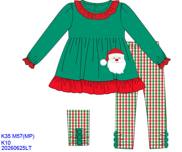 APPLIQUE SANTA FACE PANT SET // ETA EARLY TO MID OCTOBER (po225)