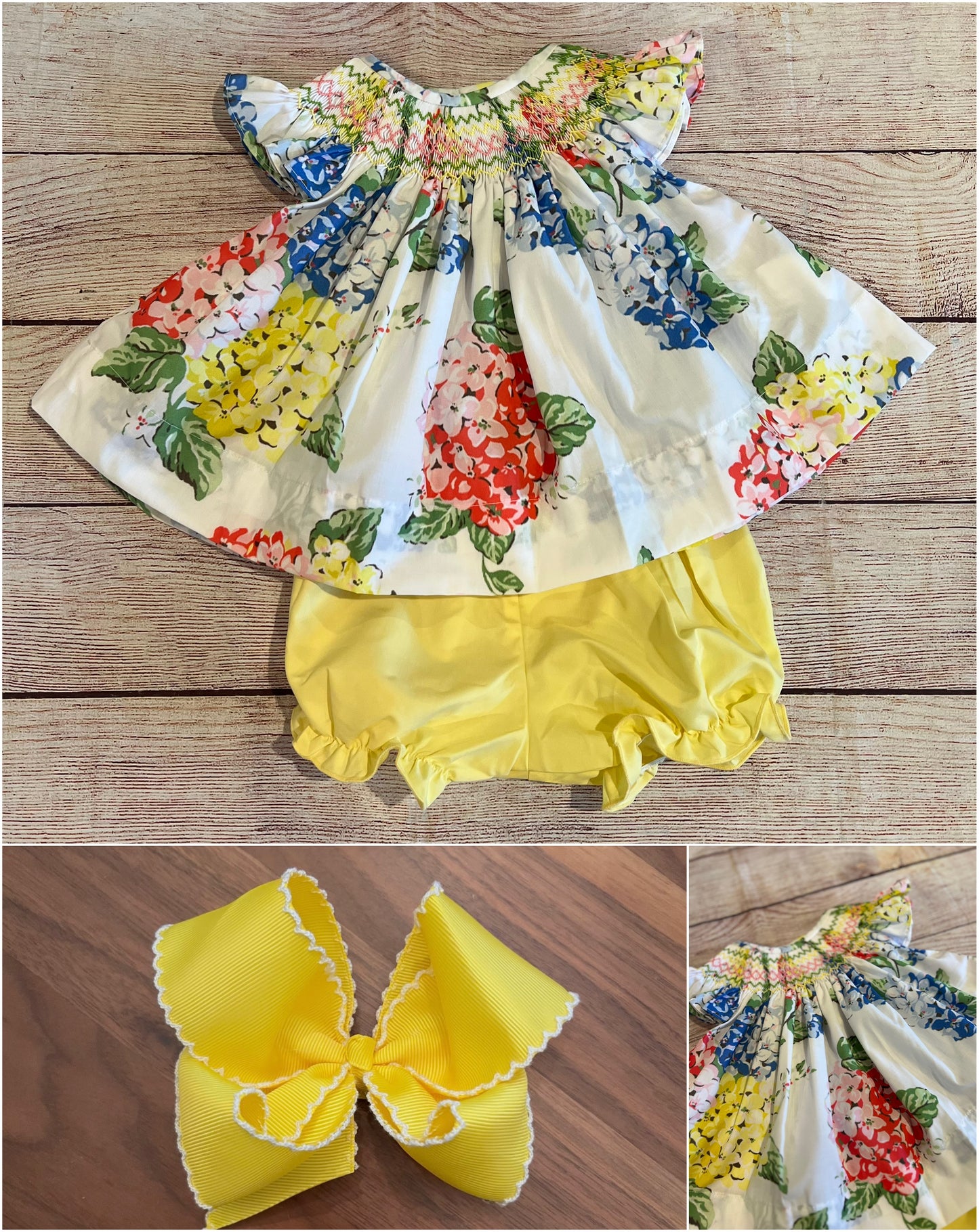 MULTICOLOR HYDRANGEA GEOMETRIC BLOOMER SET // ETA MID TO LATE MAY (geo)