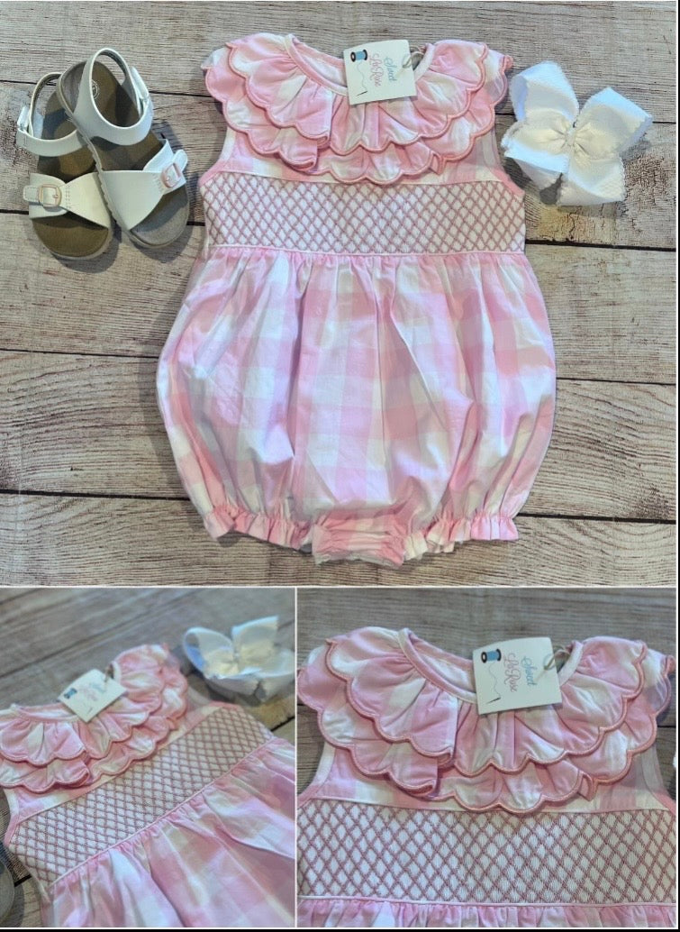 PINK BUFFALO GEOMETRIC SCALLOPED COLLAR (FULLY LINED)