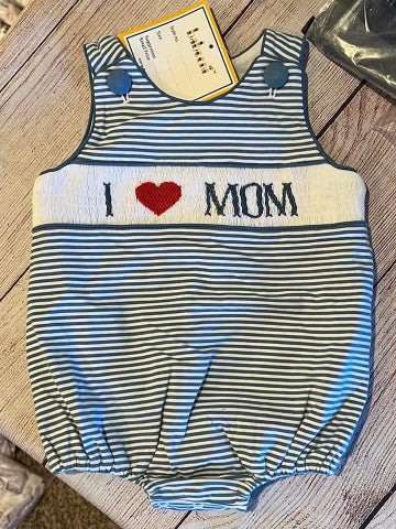 I LOVE MOM BOY BUBBLE