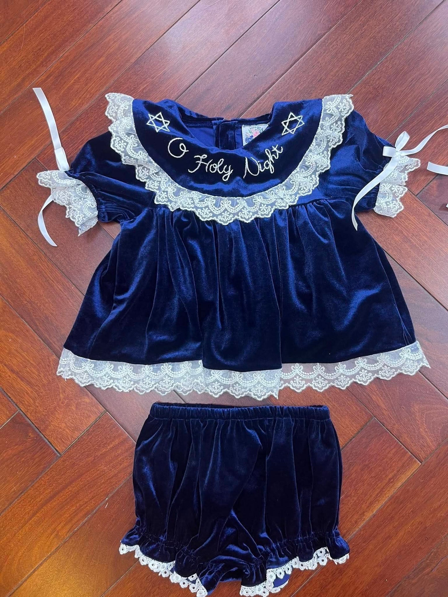 NAVY VELVET O HOLY NIGHT BLOOMER SET // ETA EARLY TO MID JULY