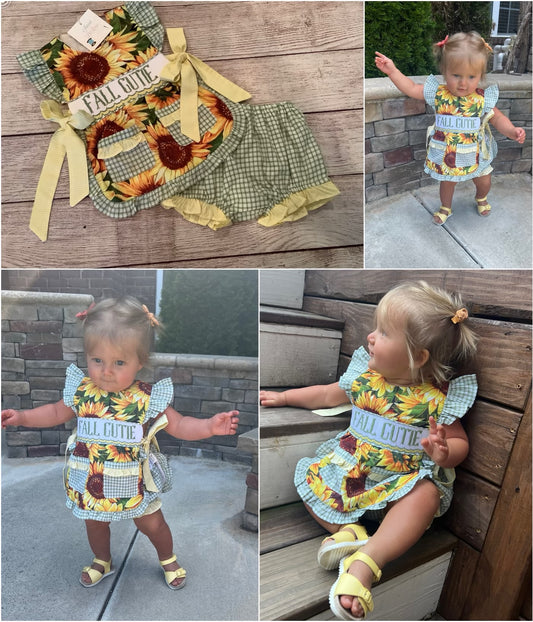 SUNFLOWER ( FALL CUTIE ) APRON SET