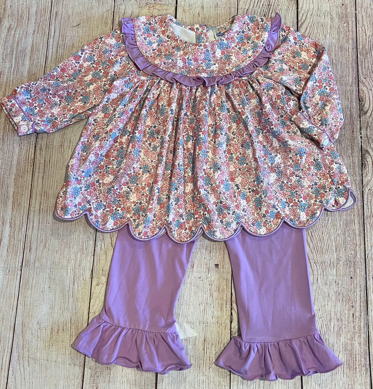 LAVENDER FLORAL PANT SET // ETA LATE JULY TO EARLY AUGUST // (po204a extras))
