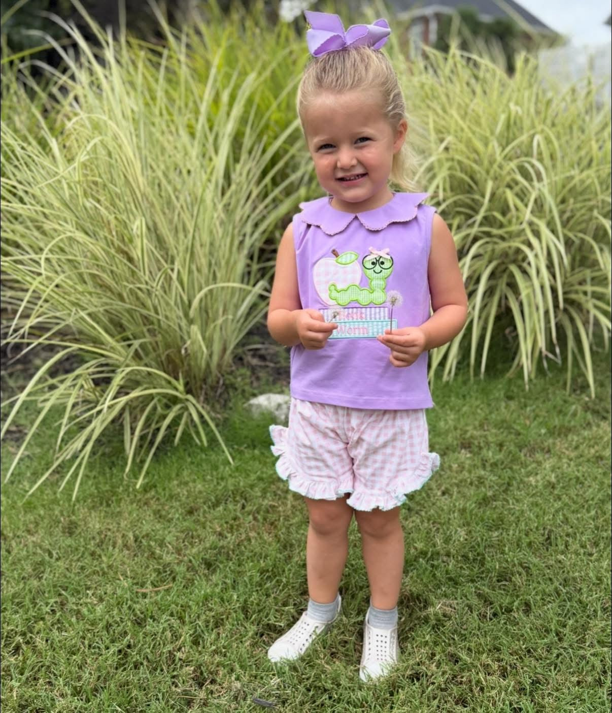 BOOKWORM KNIT SHORT SET // ESTIMATED TO SHIP FROM THE VENDOR LATE MAY to EARLY JUNE (school)