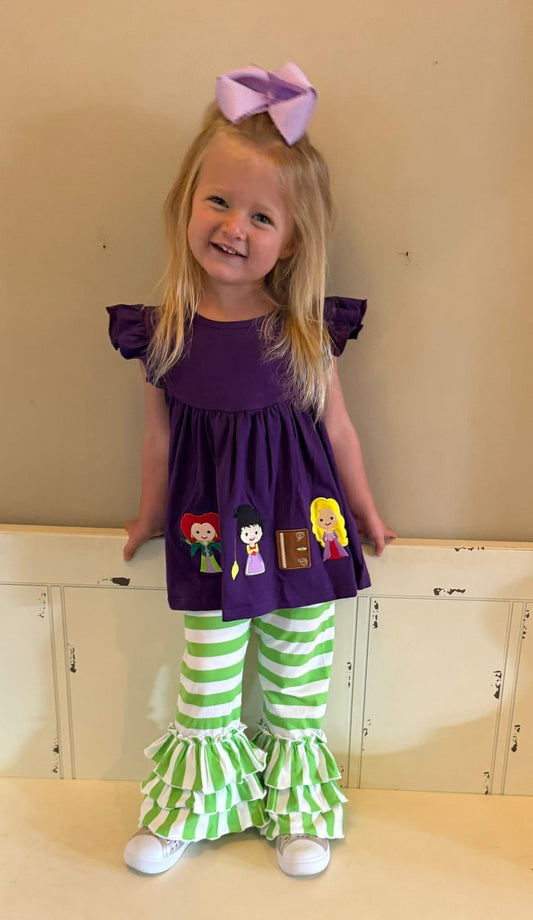 HOCUS POCUS APPLIQUE PANT SET // ETA MID TO LATE JUNE (po220)