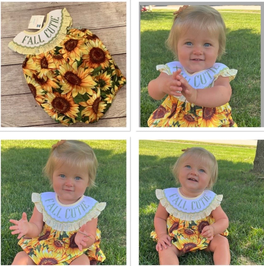 SUNFLOWER ( FALL CUTIE ) BUBBLE // READY TO SHIP