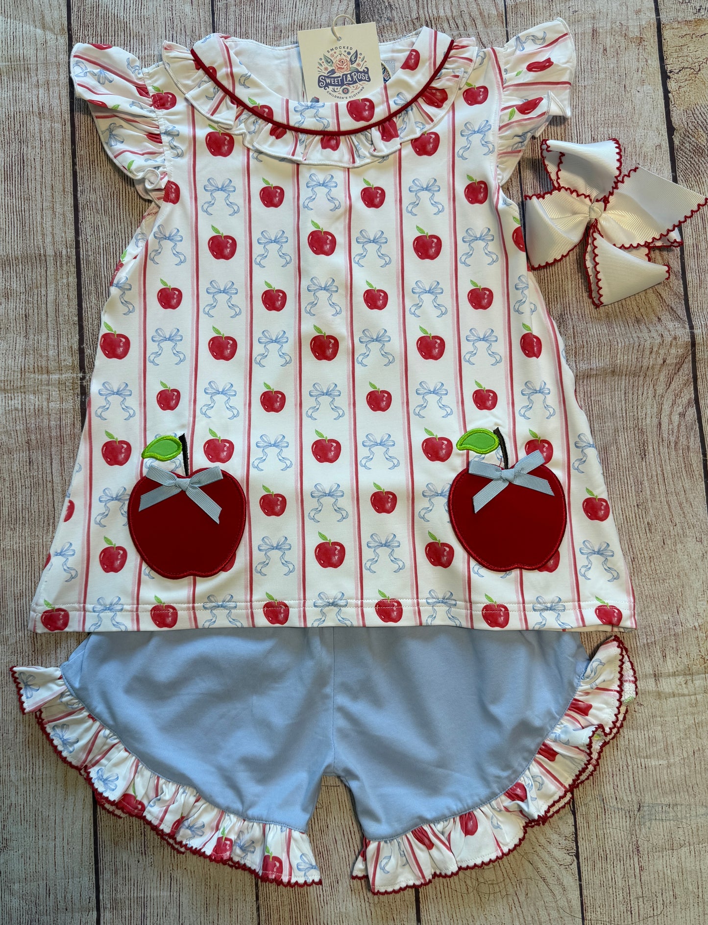 APPLE POCKET KNIT SHORT SET EXTRAS  (po217 extras)