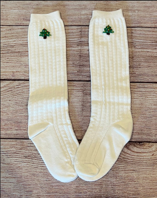 CHRISTMAS TREE SOCKS (#205)