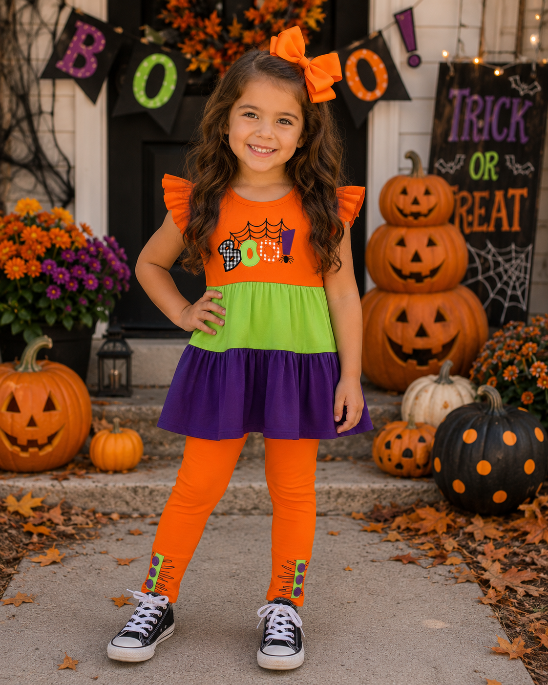 HALLOWEEN BOO KNIT PANT SET // ETA LATE JUNE TO EARLY JULY FROM VENDOR (po219)