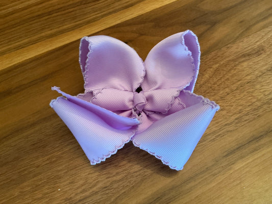 LAVENDER w/ LAVENDER MOONSTITCH HAIRBOW (jogger#2)