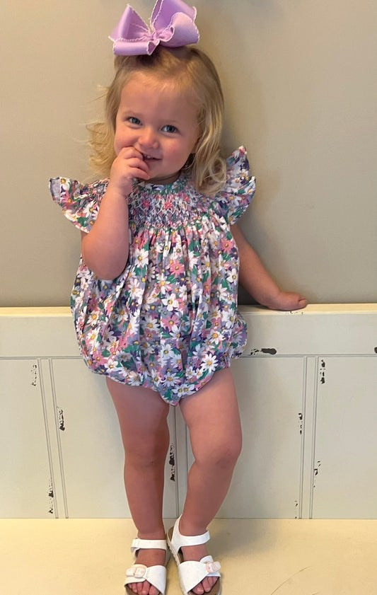 LAVENDER FLORAL GEOMETRIC BUBBLE / ETA MID TO LATE FEBRUARY (spring #2)