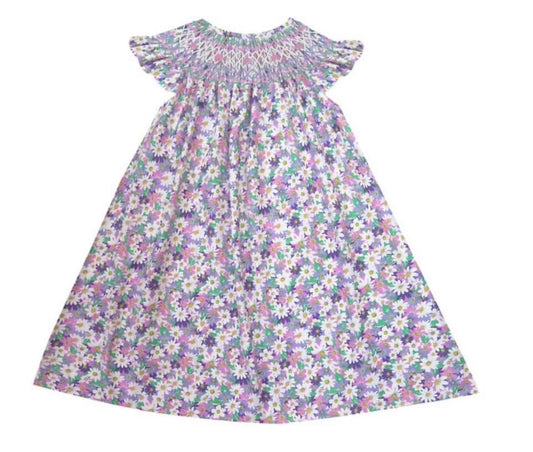 LAVENDER FLORAL GEOMETRIC DRESS / ETA MID TO LATE FEBRUARY (spring #2)