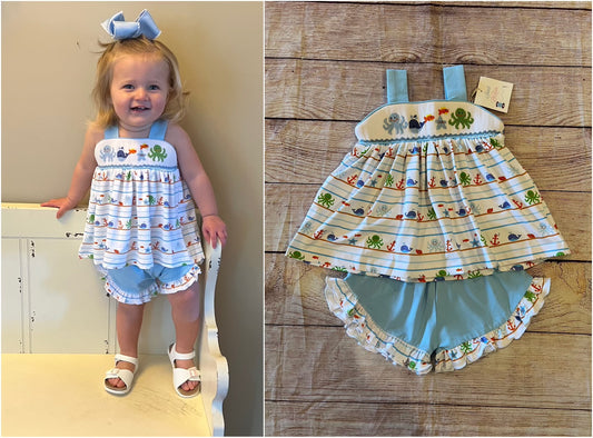 BLUE SEA LIFE SHORT SET