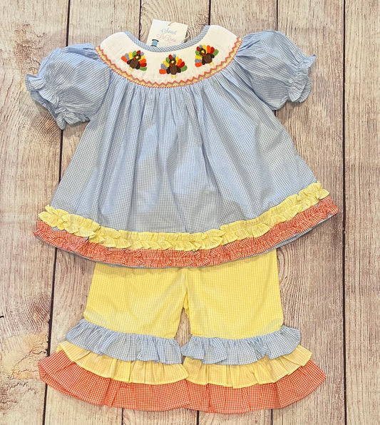GINGHAM TURKEY PANT SET