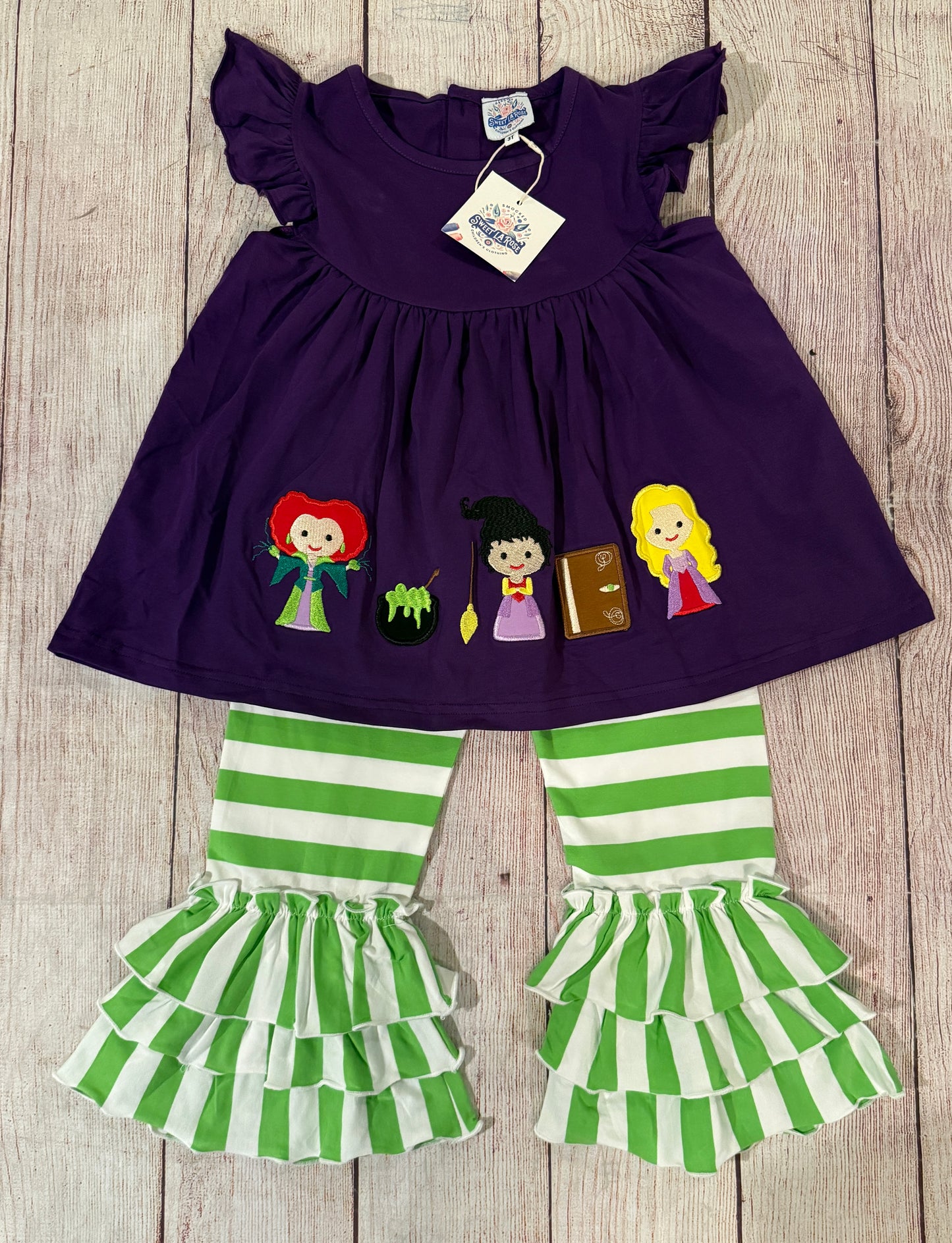 HOCUS POCUS APPLIQUE PANT SET // ETA MID TO LATE JUNE (po220 extras)