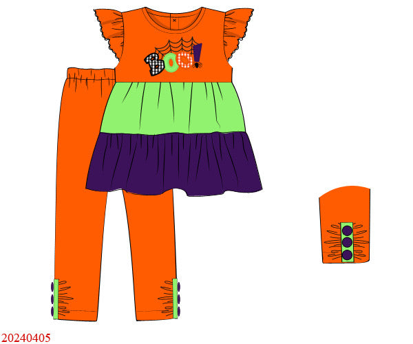 HALLOWEEN BOO KNIT PANT SET // ETA LATE JUNE TO EARLY JULY FROM VENDOR (po219)
