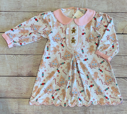 PINK GINGERBREAD DRESS