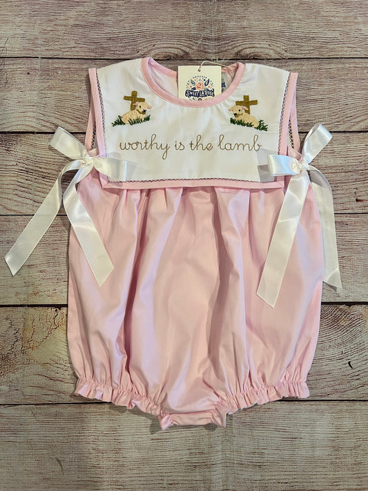 WORTHY IS THE LAMB BUBBLE (fully lined) (211a)