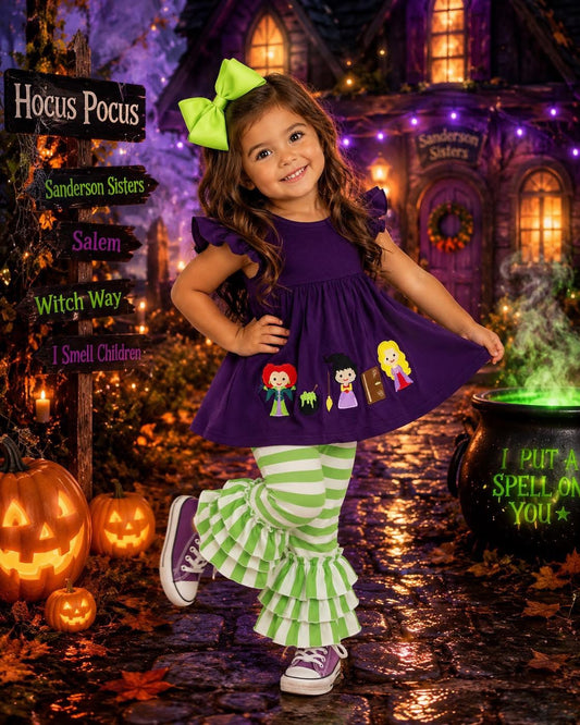 HOCUS POCUS APPLIQUE PANT SET // ETA MID TO LATE JUNE (po220 extras)