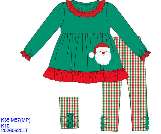 APPLIQUE SANTA FACE PANT SET // ETA EARLY TO MID OCTOBER (po225)