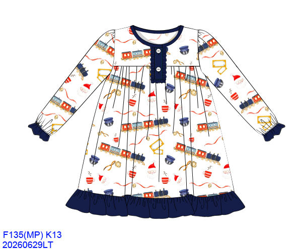 POLAR EXPRESS NIGHTGOWN (FULLY LINED) // ETA EARLY TO MID OCTOBER (po225)