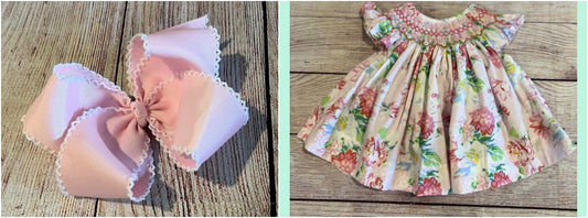 PINK FLORAL GEOMETRIC DRESS // ETA MID TO LATE MAY (geo)