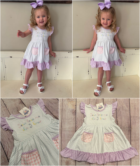 JESUS LOVES ME THIS I KNOW DRESS // ETA FROM VENDOR EARLY / MID FEBRUARY // po194 extras