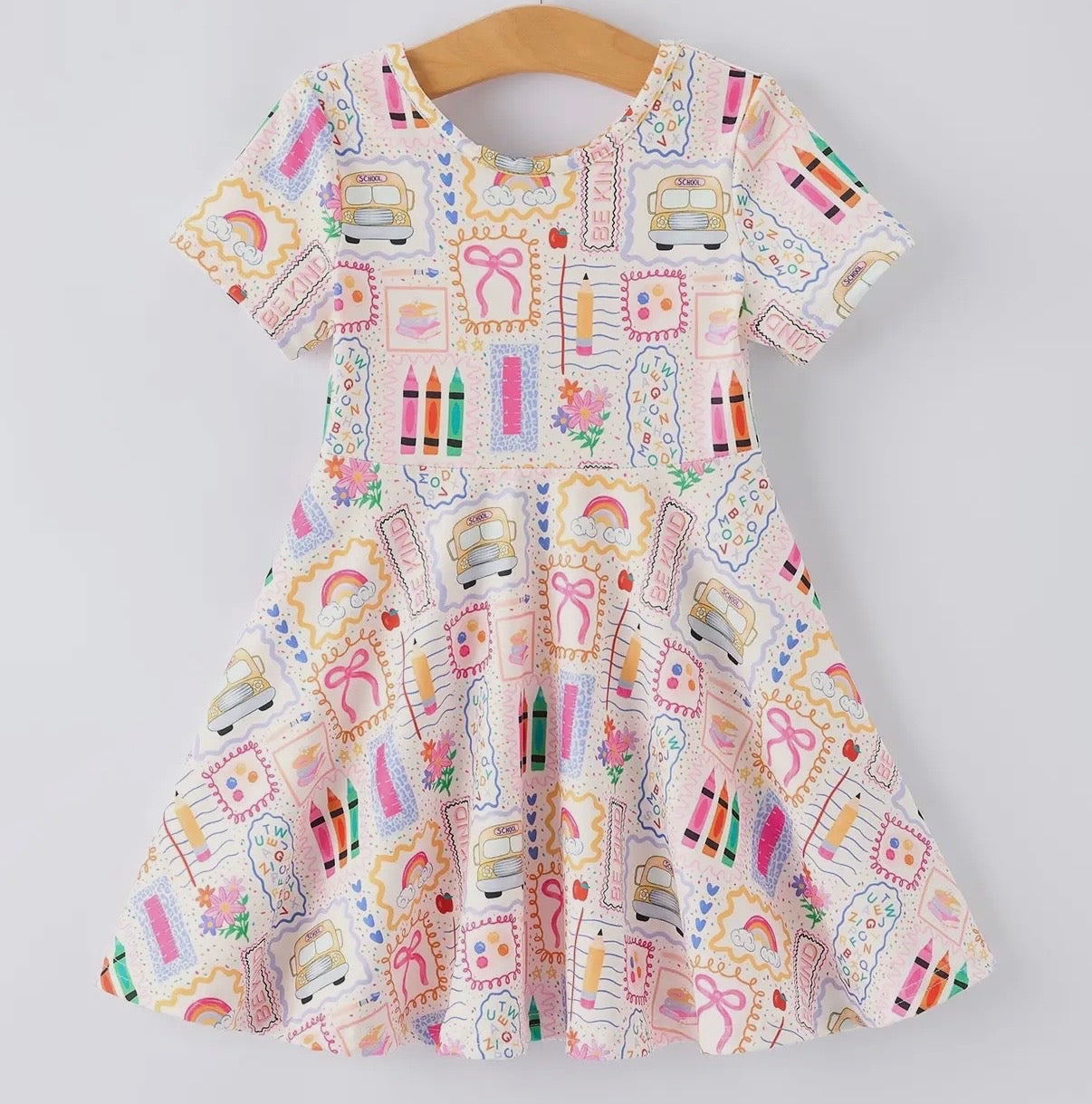 LIGHT PINK BACK TO SCHOOL KNIT DRESS // ETA LATE APRIL TO EARLY MAY (backtoschool)