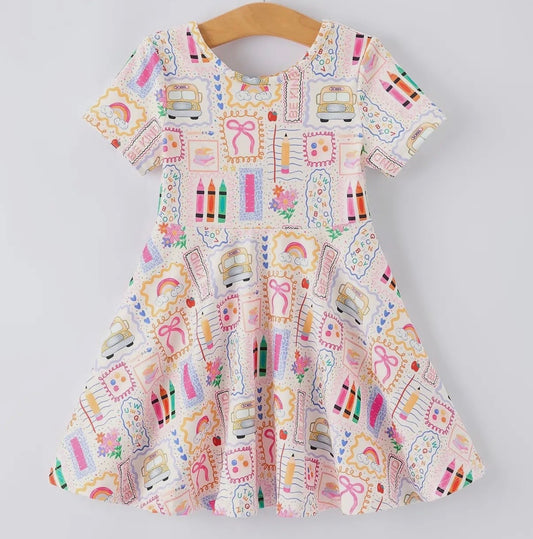 LIGHT PINK BACK TO SCHOOL KNIT DRESS // ETA LATE APRIL TO EARLY MAY (backtoschool)