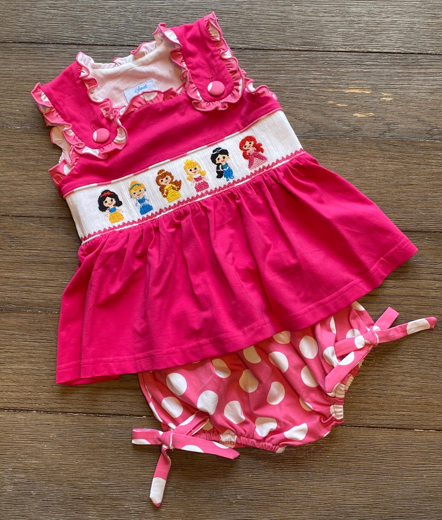 HOT PINK PRINCESS BLOOMER SET // ETA EARLY TO MID APRIL (character)