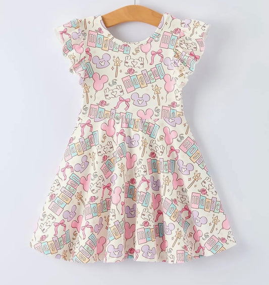 MAGICAL SNACKS KNIT TWIRLY DRESS // ETA LATE MARCH TO EARLY APRIL (magical)