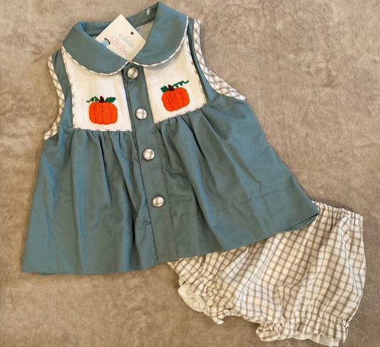 WINDOWPANE BLOOMER SET
