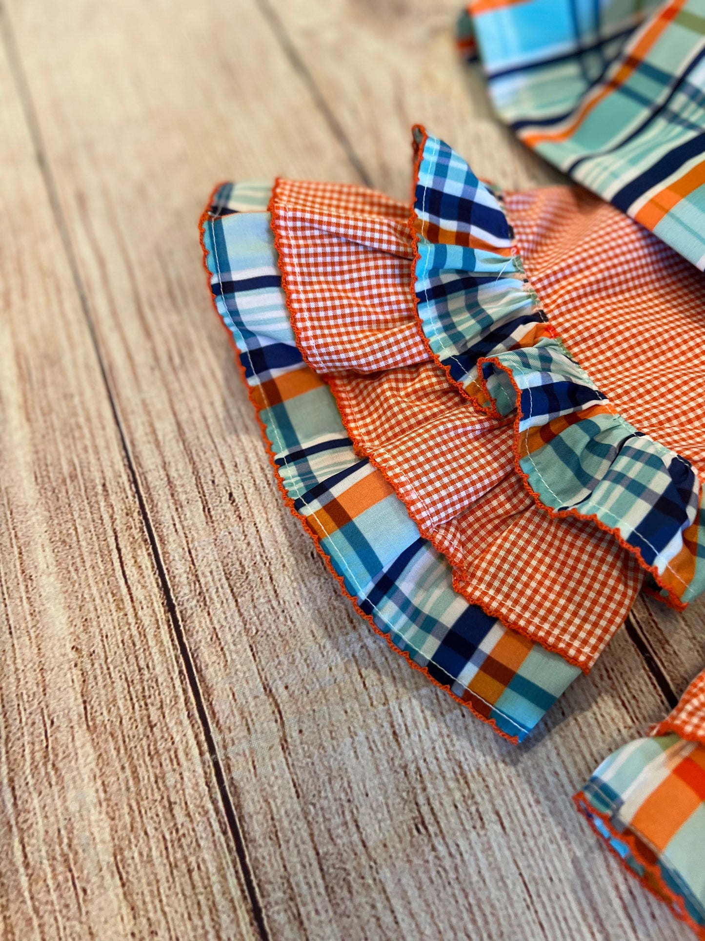 GIRL PUMPKIN TRUCK PANT SET